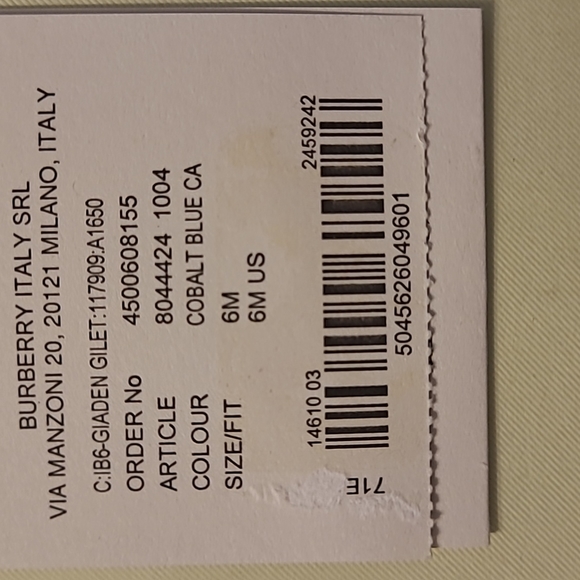 Burberry Vest - Picture 4 of 4